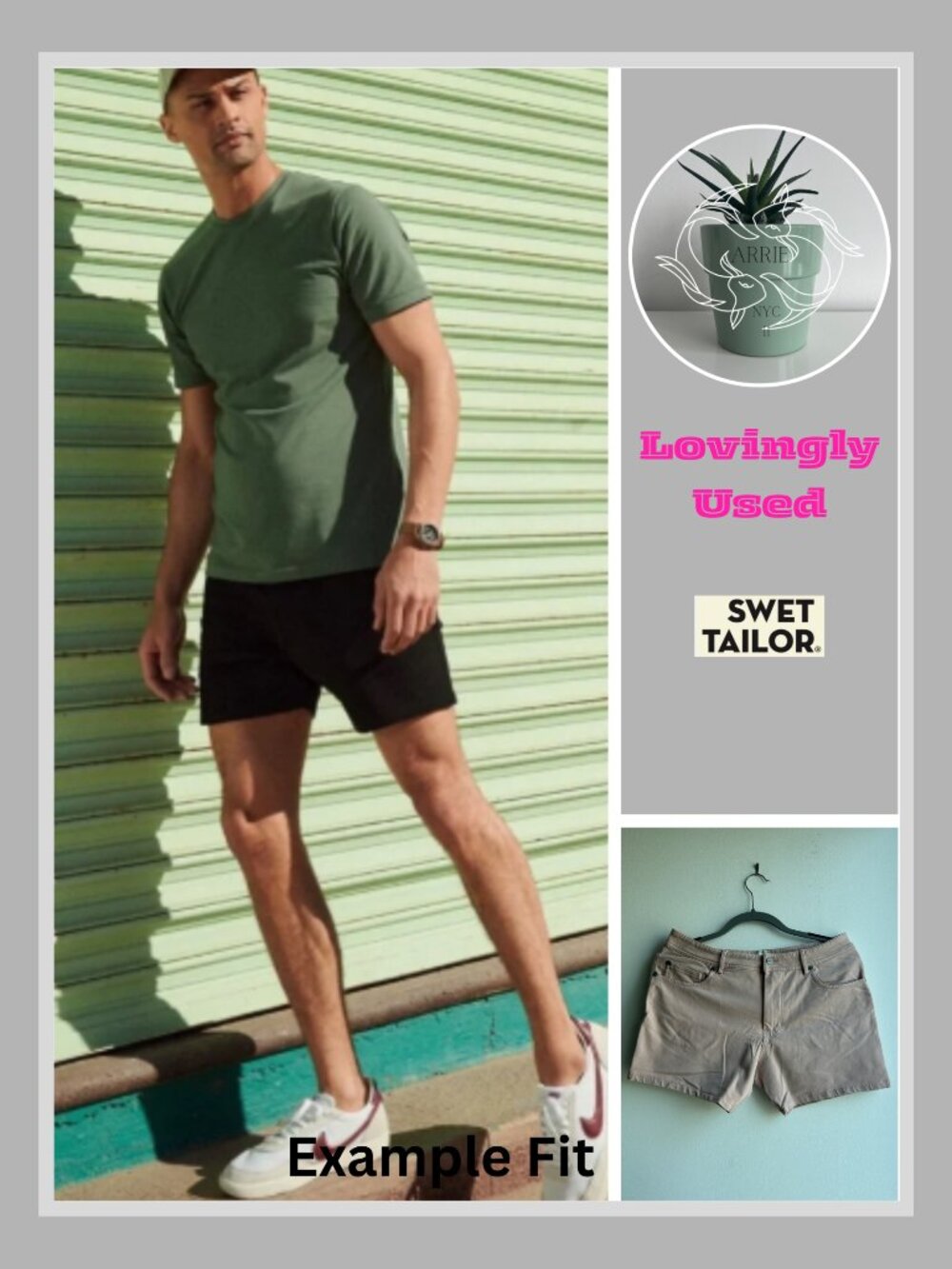 Swet Tailor - Men's All In 5-Inch Short - Pink (31 Inch)